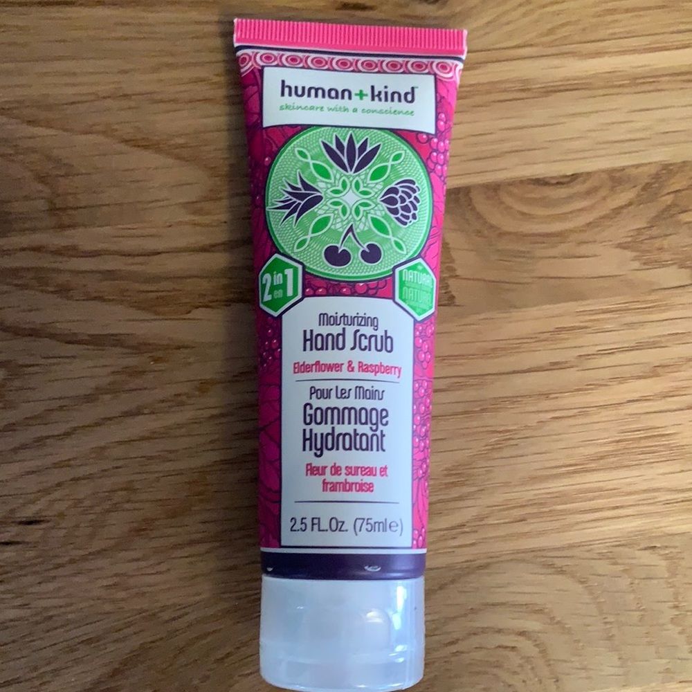 Human + kind moisturizing hand scrub